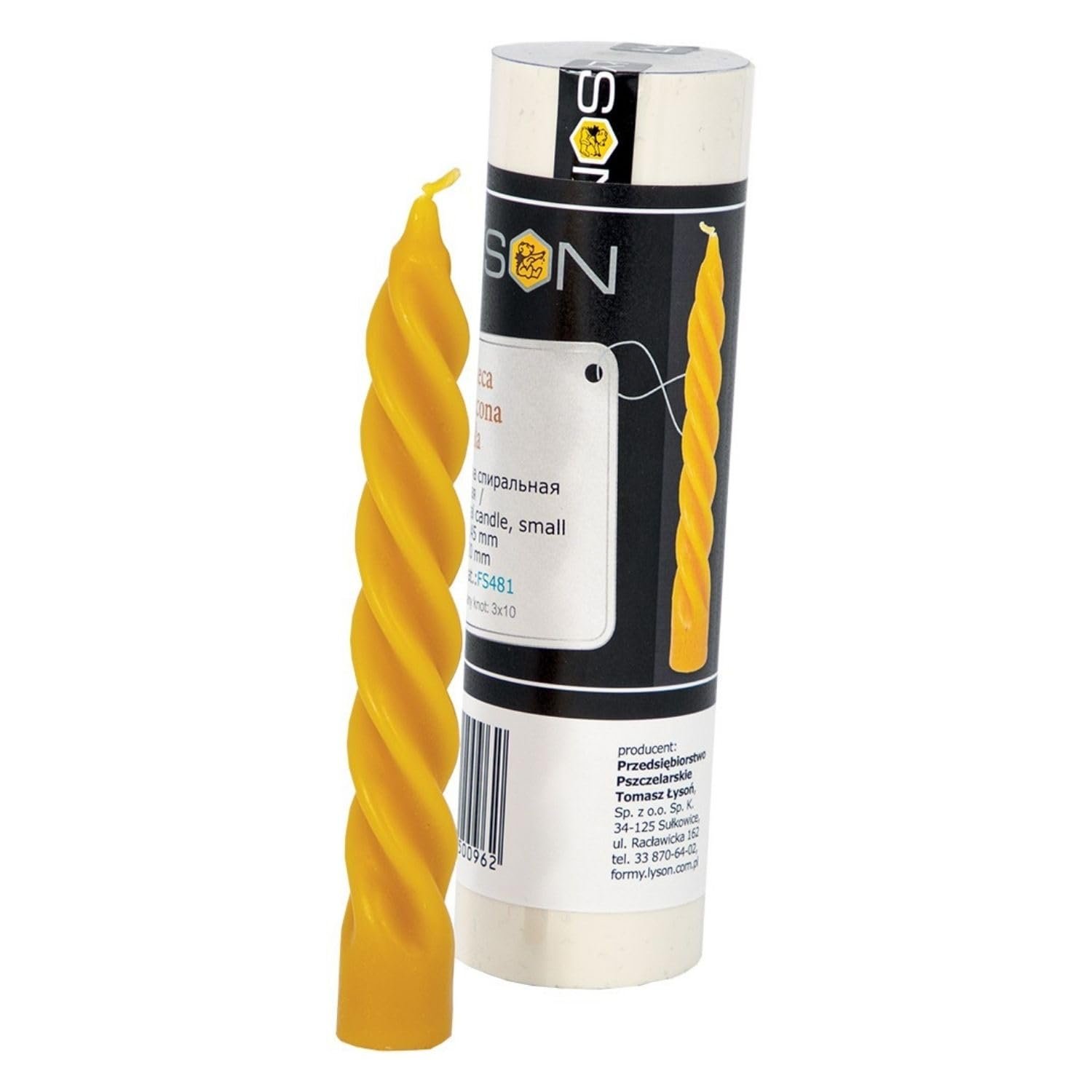 LYSON Kerzengießform Silikonform Kleine lockige Kerze Höhe 14,5 cm Silikon Kerzenform für Sojawachs Bienenwachs Gips Seifer Aromatherapie Kerzenherstellung Bienenwachskerzen Geschenkidee