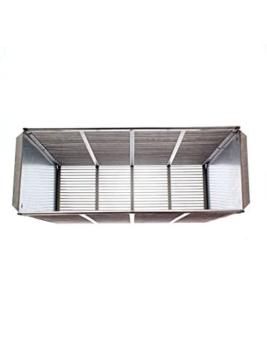 LYSON Bannwabentasche Dadant US für 2 Rähmchen mit Deckel verzinkt Innenmaße 460x78x285 Metallisolator aus Edelstahl Königinnenzucht Bannwaben Imkerei Bienenbeuten - Image 4