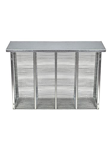 LYSON Bannwabentasche Zander für 3 Rähmchen mit Deckel verzinkt Innenmaße 430x119x216 Metallisolator aus Edelstahl Königinnenzucht Bannwaben Imkerei Bienenbeuten - Image 6
