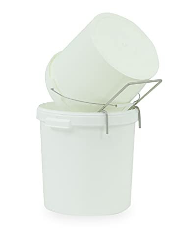 LYSON Eimerhalter Rostfrei Eimerhalter aus Edelstahl Eimerständer für Bienenhonig Abtropfhilfe Eimerkipper Imkerei Honigernte Halter Bienenzucht Werkzeug Honigschleuder Zubehör - Image 6