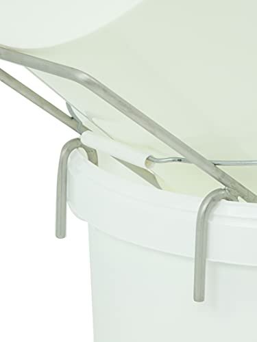 LYSON Eimerhalter Rostfrei Eimerhalter aus Edelstahl Eimerständer für Bienenhonig Abtropfhilfe Eimerkipper Imkerei Honigernte Halter Bienenzucht Werkzeug Honigschleuder Zubehör - Image 9