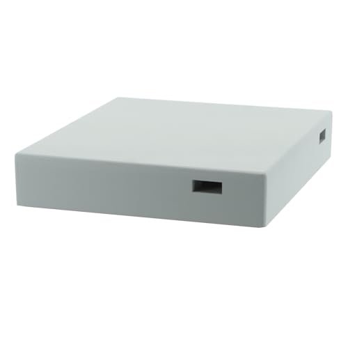 LYSON Hoher Außendeckel für Bienenstock Bienenbeute Optima Styropor Dadant Blatt Langstroth (GRAU) mit Belüftung, Höhe 97mm - Image 2