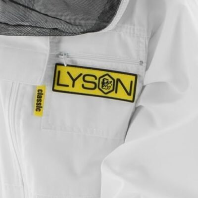 LYSON Imkeranzug Kinderanzug mit abnehmbaren Hut Kinderoverall mit Schleier Bienenschutzkleidung für Kinder, Schutz vor Bienen Imkerhut mit Schleier Imkereibedarf 116 - Image 10