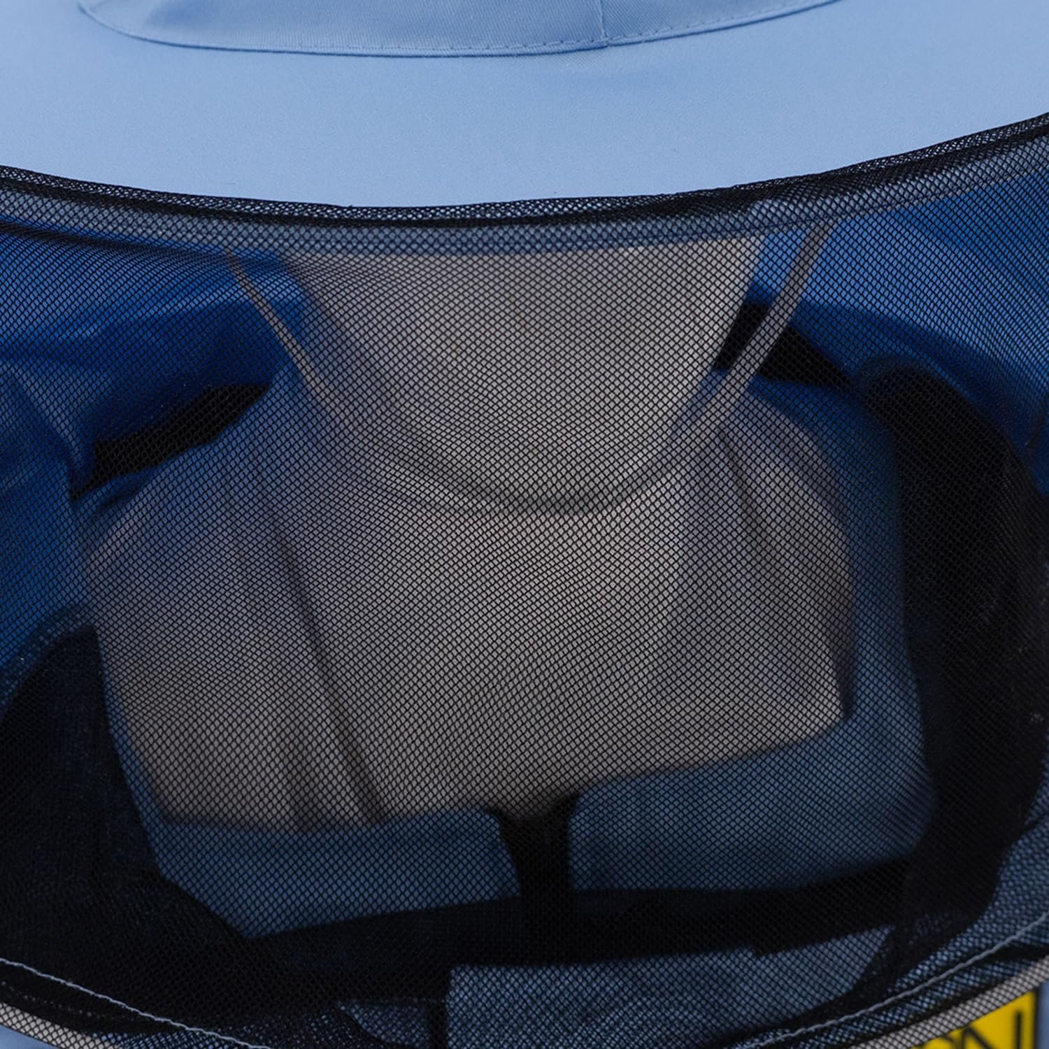 LYSON Imkeranzug mit Schleier, Bündchen an den Ärmeln und Beinen Imkeroverall Professionelle Imkerbekleidung mit abnehmbarem Hut, abnehmbarer Mütze Blau Grösse XXXL - Image 8