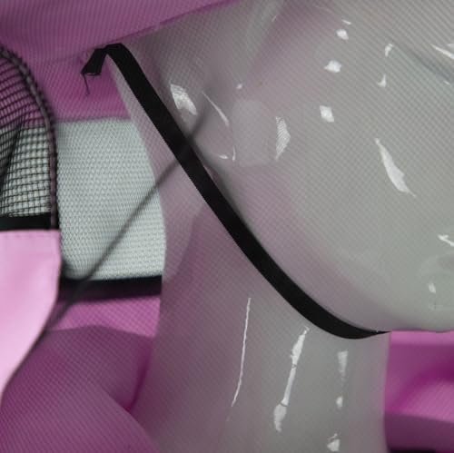 LYSON Imkeranzug mit Schleier, Bündchen an den Ärmeln und Beinen Imkeroverall Professionelle Imkerbekleidung mit abnehmbarem Hut, abnehmbarer Mütze Lilafarbe Grösse S - Image 10