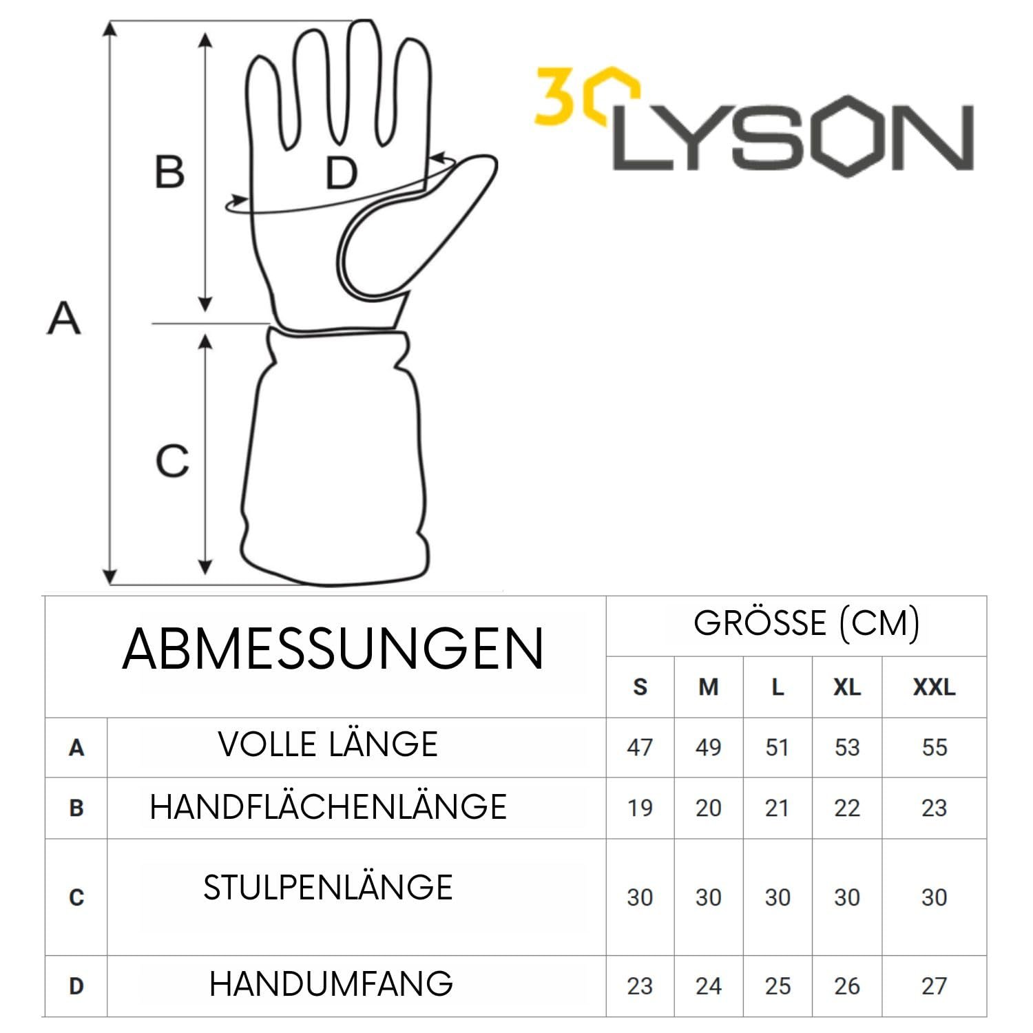 LYSON Imkerhandschuhe Handschuhe Schutzhandschuhe Leder Imkereibedarf Stichfeste für Bienenschutzhandschuhe Bienen Imker Imkerei Zubehör Bienenzuch Gartenhandschuhe Größe XXL (11) - Image 7