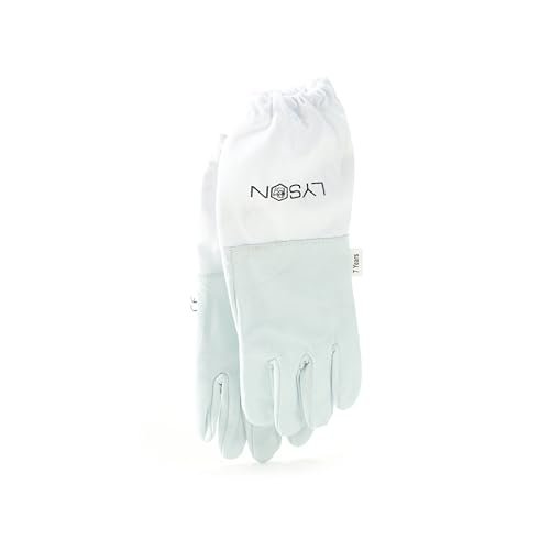 LYSON Imkerhandschuhe für Kinder Handschuhe Imkerhandschuhe Leder Imkereibedarf Stichfeste Bienen Imker Imkerei Zubehör Gartenhandschuhe Größe 9 - Image 7