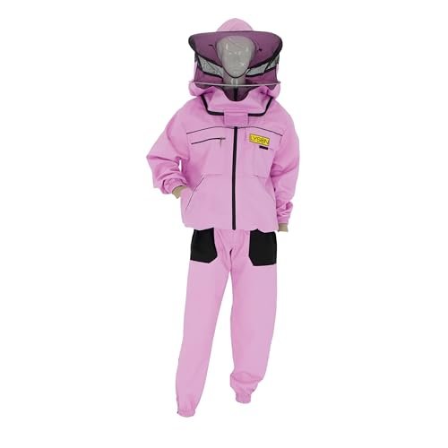 LYSON Imkerhose Hose für Imker Arbeit mit Bienen Imkeri Schutzhose Arbeitshose Bienenzuchthose Bienenzuchthosen Cargo Hose Schutzhose Streetwear Outdoor Lila Größe XXXL - Image 3
