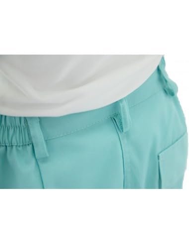 LYSON Imkerhose Hose für Imker Arbeit mit Bienen Imkeri Schutzhose Arbeitshose Bienenzuchthose Bienenzuchthosen Cargo Hose Schutzhose Streetwear Outdoor Türkis Größe M - Image 4