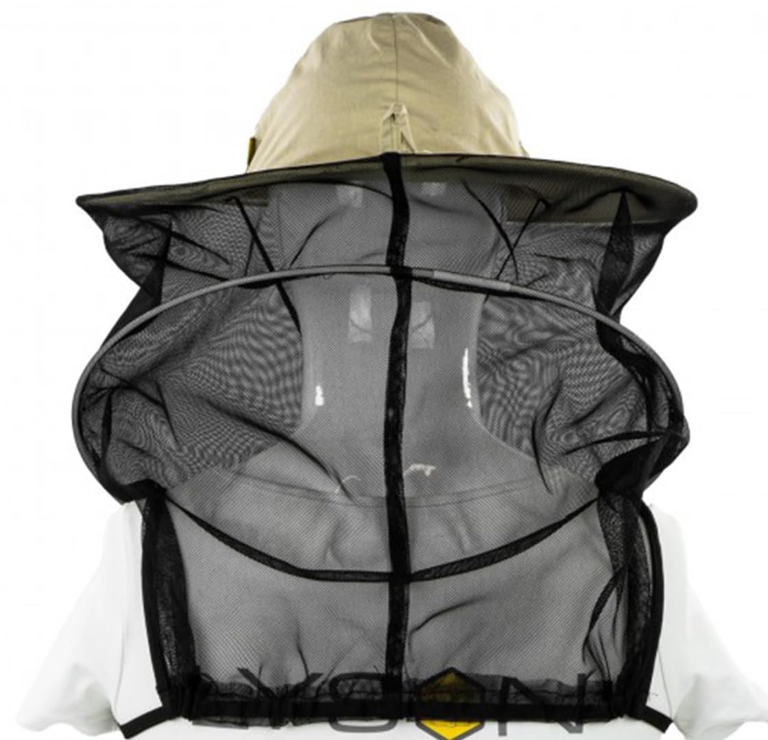 LYSON Imkerhut mit Schleier Moskitonetz Hut Unisex-Erwachsene Bienen Schleier Hut Professionelle Bienenschutz Bienenanzug mit Reißverschluss Bee Keepers - Image 2