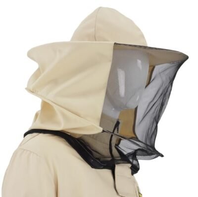 LYSON Imkerjacke mit abnehmbarem Hut, Imkerbluse mit Schleier, Schutzhemd für Imker Beekeeping Jacket Schutz gegen Bienen Insekten Imkerbekleidung Grösse S Imkereibedarf Imkerzubehör - Image 10
