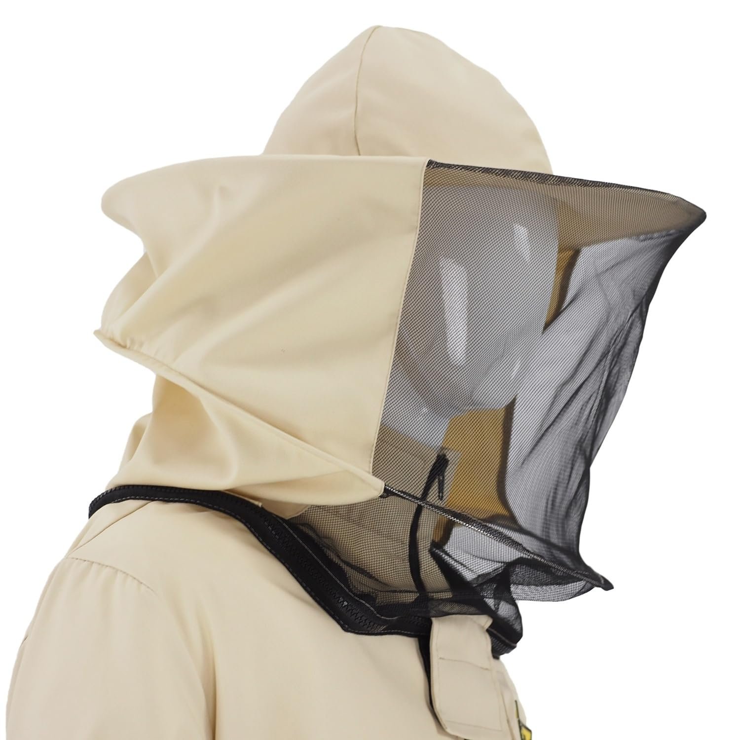LYSON Imkerjacke mit abnehmbarem Hut, Imkerbluse mit Schleier, Schutzhemd für Imker Beekeeping Jacket Schutz gegen Bienen Insekten Imkerbekleidung Grösse S Imkereibedarf Imkerzubehör - Image 8
