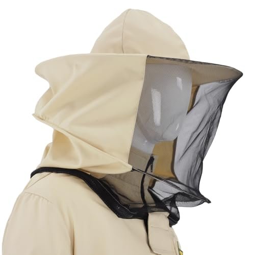LYSON Imkerjacke mit abnehmbarem Hut, Imkerbluse mit Schleier, Schutzhemd für Imker Beekeeping Jacket Schutz gegen Bienen Insekten Imkerbekleidung Grösse S Imkereibedarf Imkerzubehör - Image 9