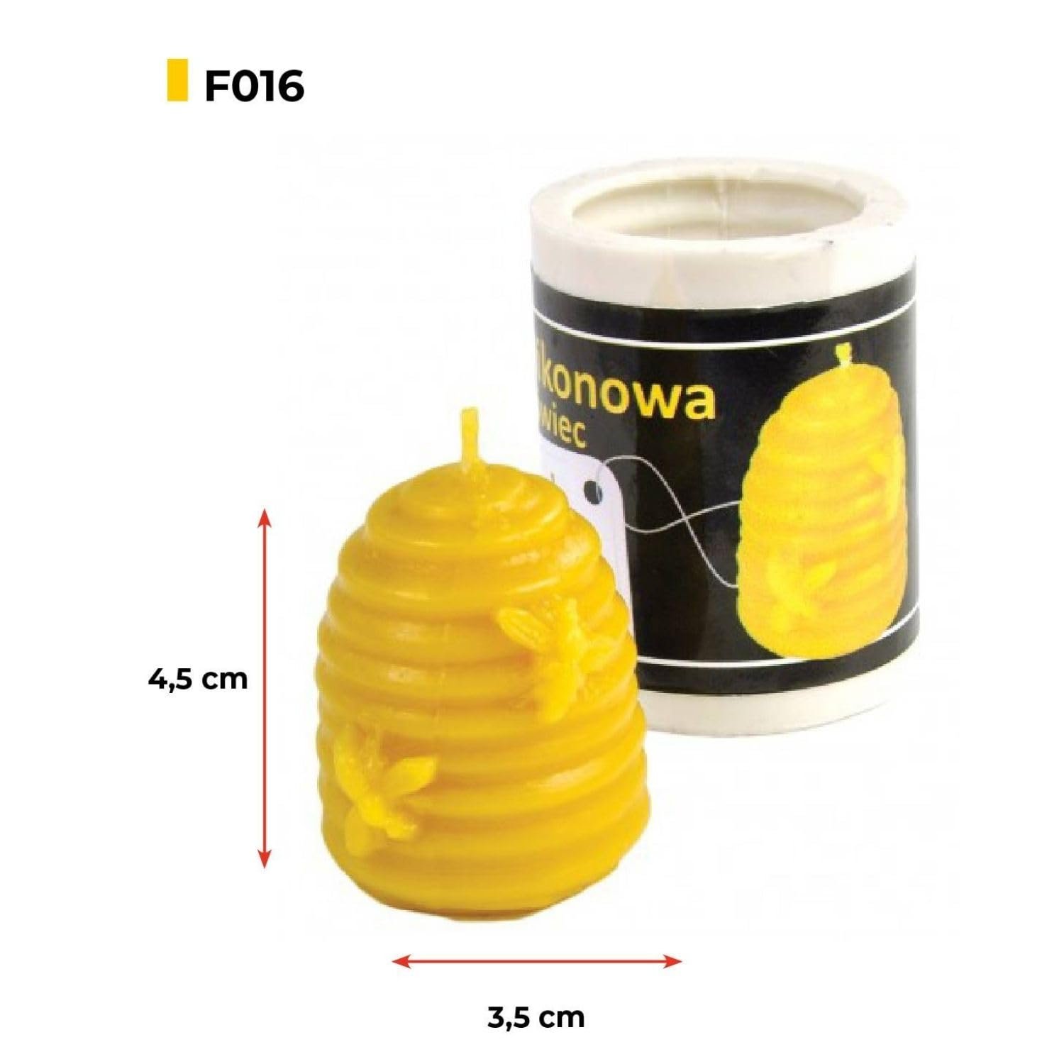 LYSON Kerzengießform Silikonform Bienenkorbklein Höhe 4,5 cm Silikon Kerzenform für Sojawachs Bienenwachs Gips Seifer Aromatherapie Kerzenherstellung Bienenwachskerzen Geschenkidee - Image 2
