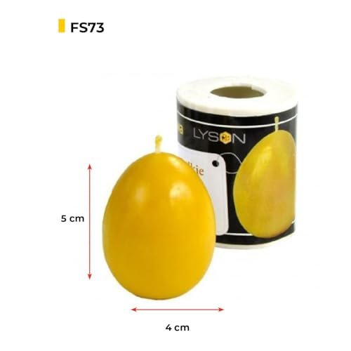 LYSON Kerzengießform Silikonform Ei Höhe 7,5 cm Silikon Kerzenform für Sojawachs Bienenwachs Gips Seifer Aromatherapie Kerzenherstellung Bienenwachskerzen Geschenkidee - Image 4