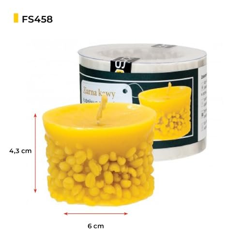 LYSON Kerzengießform Silikonform - Kaffeebohnen H-43mm, Giessformen, Kerzenform, Aromatherapie Kerzen 3D Osterdekoration Kerzengießform, Bienenwachs wiederverwendbar - Image 3