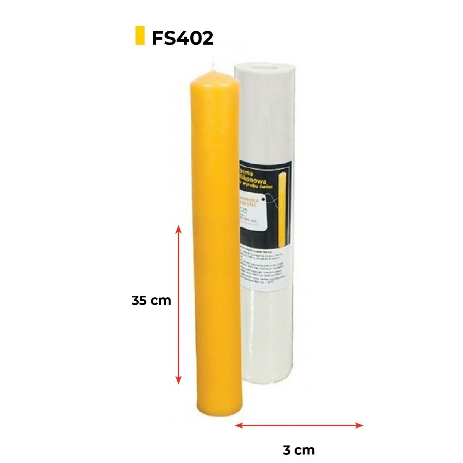 LYSON Kerzengießform Silikonform Kirchen Kerze Höhe 36 cm Silikon Kerzenform für Sojawachs Bienenwachs Gips Seifer Aromatherapie Kerzenherstellung Bienenwachskerzen Geschenkidee - Image 2