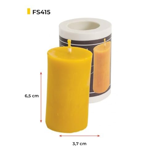 LYSON Kerzengießform Silikonform Kleine Kerze Höhe 8 cm Silikon Kerzenform für Sojawachs Bienenwachs Gips Seifer Aromatherapie Kerzenherstellung Bienenwachskerzen Geschenkidee - Image 3