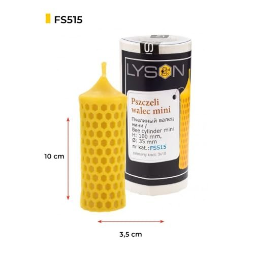 LYSON Kerzengießform Silikonform Mini Bienenwalze Höhe 11 cm Silikon Kerzenform für Sojawachs Bienenwachs Gips Seifer Aromatherapie Kerzenherstellung Bienenwachskerzen Geschenkidee - Image 4