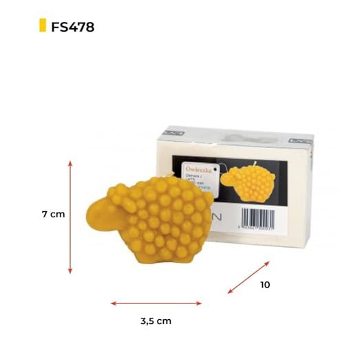LYSON Kerzengießform Silikonform Schaf Höhe 8 cm Silikon Kerzenform für Sojawachs Bienenwachs Gips Seifer Aromatherapie Kerzenherstellung Bienenwachskerzen Geschenkidee - Image 3