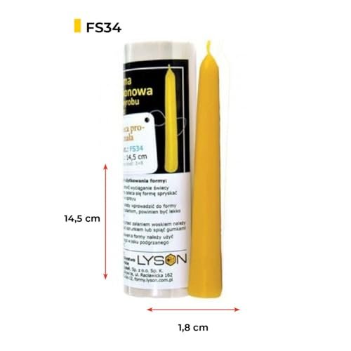 LYSON Kerzengießform Silikonform Silikon Kerzenform für Sojawachs Bienenwachs Gips Seifer Aromatherapie Kerzenherstellung Bienenwachskerzen Geschenkidee - Image 4