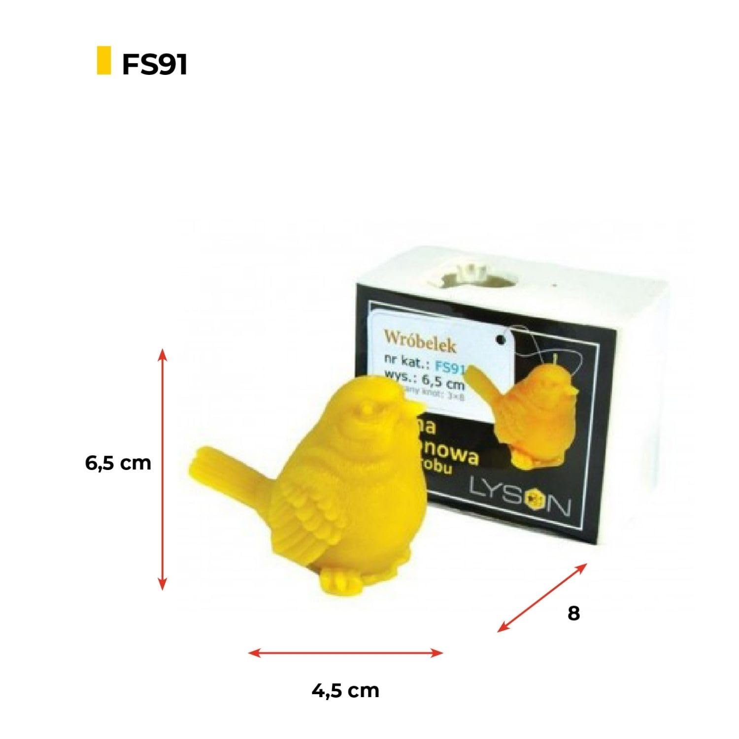 LYSON Kerzengießform Silikonform Spatz Höhe 7 cm Silikon Kerzenform für Sojawachs Bienenwachs Gips Seifer Aromatherapie Kerzenherstellung Bienenwachskerzen Geschenkidee - Image 2