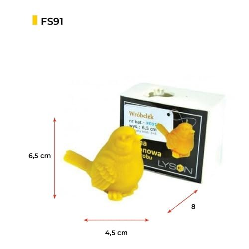LYSON Kerzengießform Silikonform Spatz Höhe 7 cm Silikon Kerzenform für Sojawachs Bienenwachs Gips Seifer Aromatherapie Kerzenherstellung Bienenwachskerzen Geschenkidee - Image 3