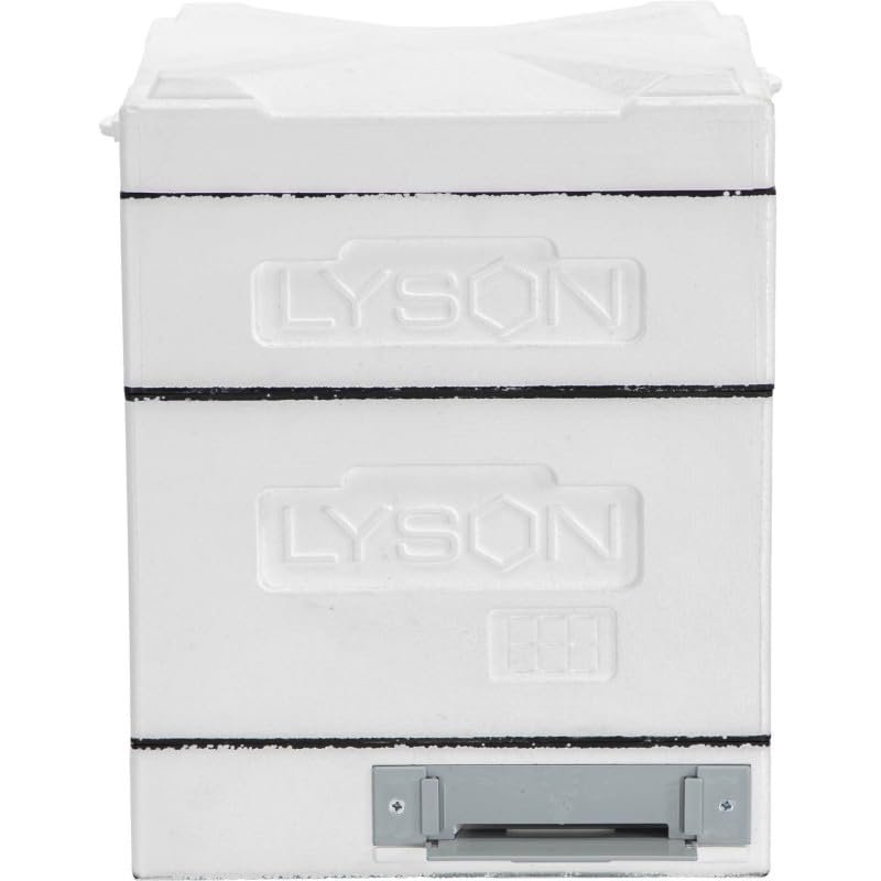 LYSON Mini Bienenstock Bienenbeute Dadant CLASSIC für Modulrahmen, Höhe 160 mm, unlackiert - Image 4