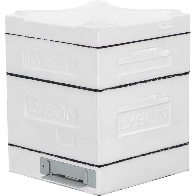 LYSON Mini Bienenstock Bienenbeute Dadant CLASSIC für Modulrahmen, Höhe 160 mm, unlackiert - Image 6