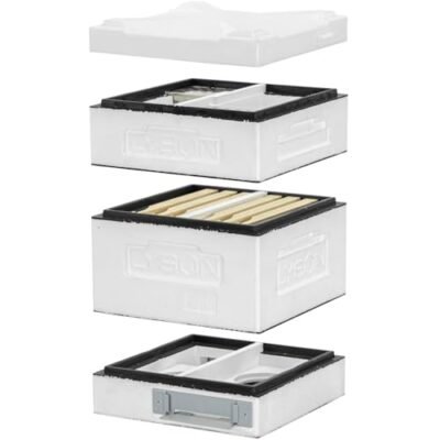 LYSON Mini-Deckel für Mini-Bienenstock Dadant CLASSIC für Modulrahmen, unlackiert - Image 10