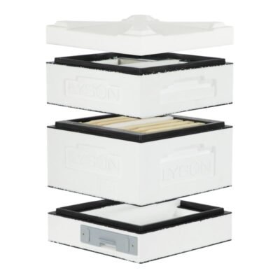 LYSON Mini-Zarge für Mini-Bienenstock Dadant CLASSIC für Modulrahmen, Höhe 145 mm, unlackiert - Image 3