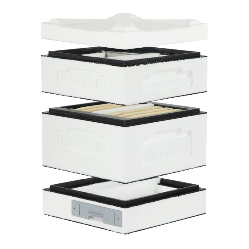 LYSON Mini-Zarge für Mini-Bienenstock Dadant CLASSIC für Modulrahmen, Höhe 145 mm, unlackiert - Image 3