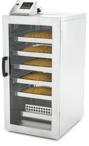 LYSON Pollentrockner Pollentrockenschrank für 25 kg Pollen Edelstahl mit 5 Schubladen rostfrei mit digitalem Steuerung Temperaturbereich: 30-55°C, Pollentrockner-Auftauschrank 500W - Image 3