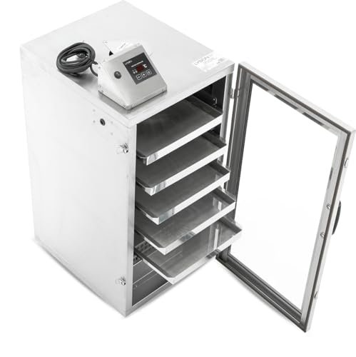 LYSON Pollentrockner Pollentrockenschrank für 25 kg Pollen Edelstahl mit 5 Schubladen rostfrei mit digitalem Steuerung Temperaturbereich: 30-55°C, Pollentrockner-Auftauschrank 500W - Image 7