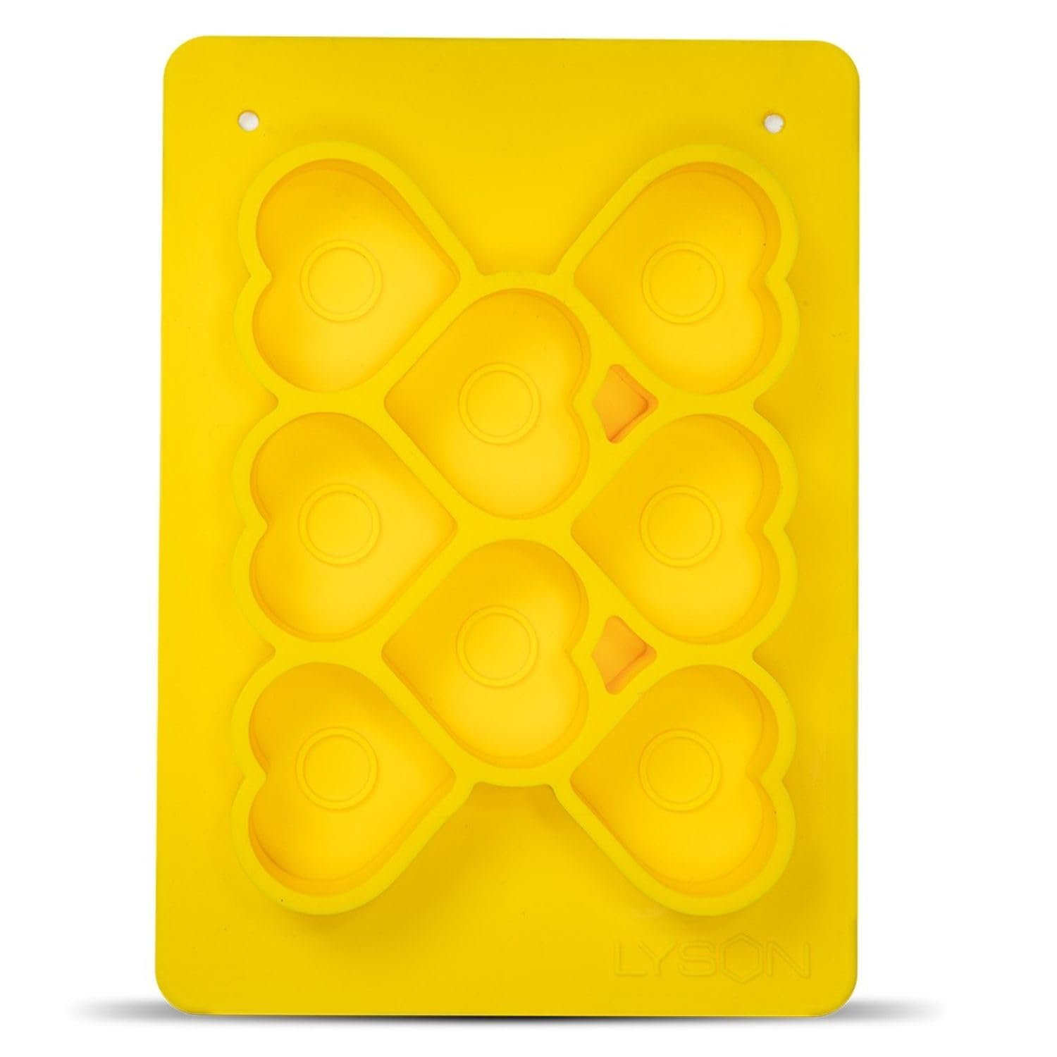 LYSON Teelicht Tealight Herzen Kerzengießform mit Docht Mit Fuß im Set-Form Set Teelichter Bienenwachs, Soja-Wachs, Seifenbasis, kreativer Beton Kerzenherstellung - Image 2