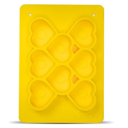 LYSON Teelicht Tealight Herzen Kerzengießform mit Docht Mit Fuß im Set-Form Set Teelichter Bienenwachs, Soja-Wachs, Seifenbasis, kreativer Beton Kerzenherstellung - Image 4