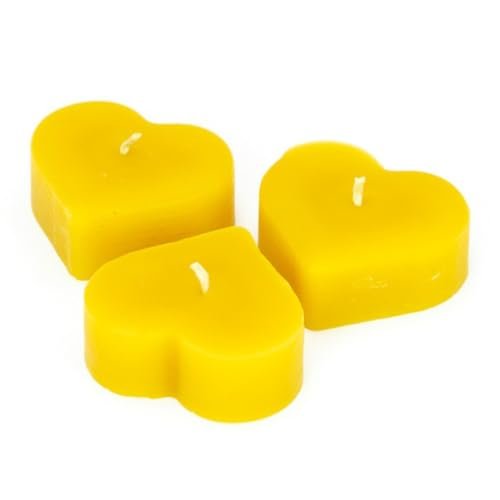 LYSON Teelicht Tealight Herzen Kerzengießform mit Docht Mit Fuß im Set-Form Set Teelichter Bienenwachs, Soja-Wachs, Seifenbasis, kreativer Beton Kerzenherstellung - Image 6